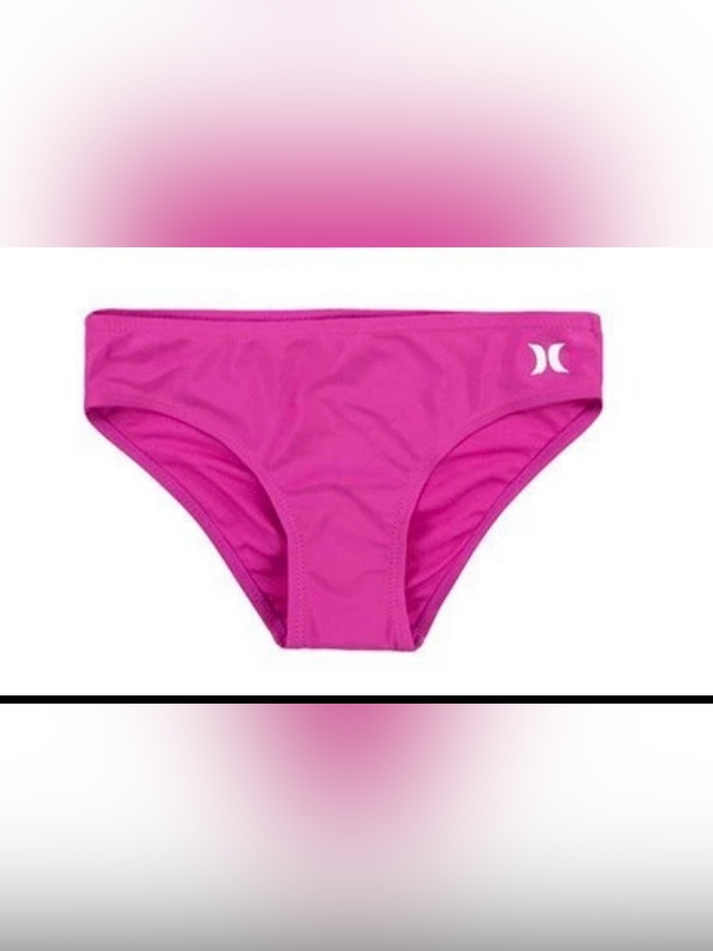 Hurley Girls Bright fushia Swim Briefs